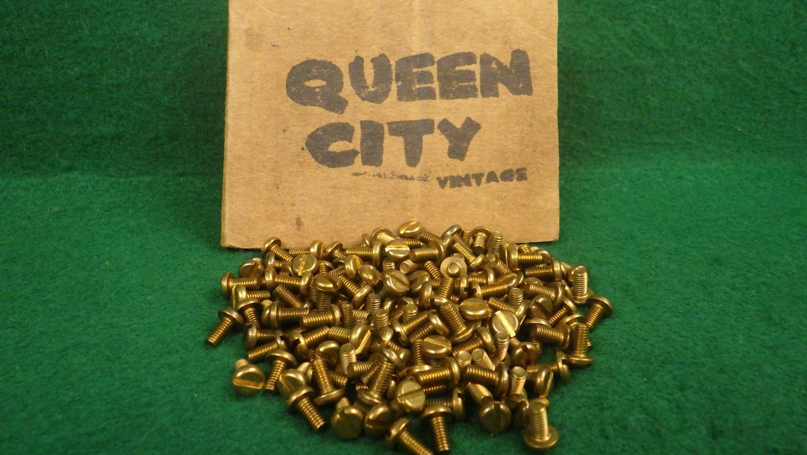 Lot of (10) Brass M4 x 8mm Slotted Pan Head Machine Screw DIN 85A Bossard