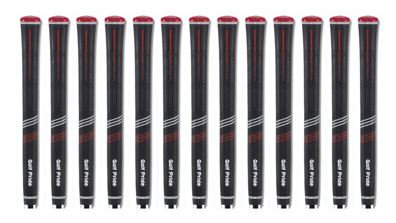 Pride Cp2 Wrap Pro Red/black Golf Grip Anti Slip Midsize/standard