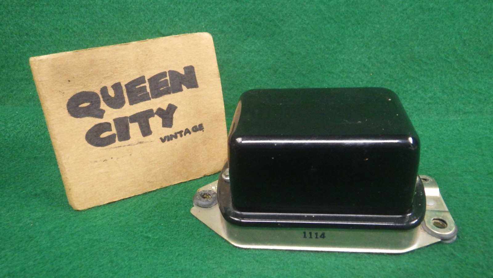 NOS Mystery Voltage Regulator 3 Terminal 1114 USA 1950s?