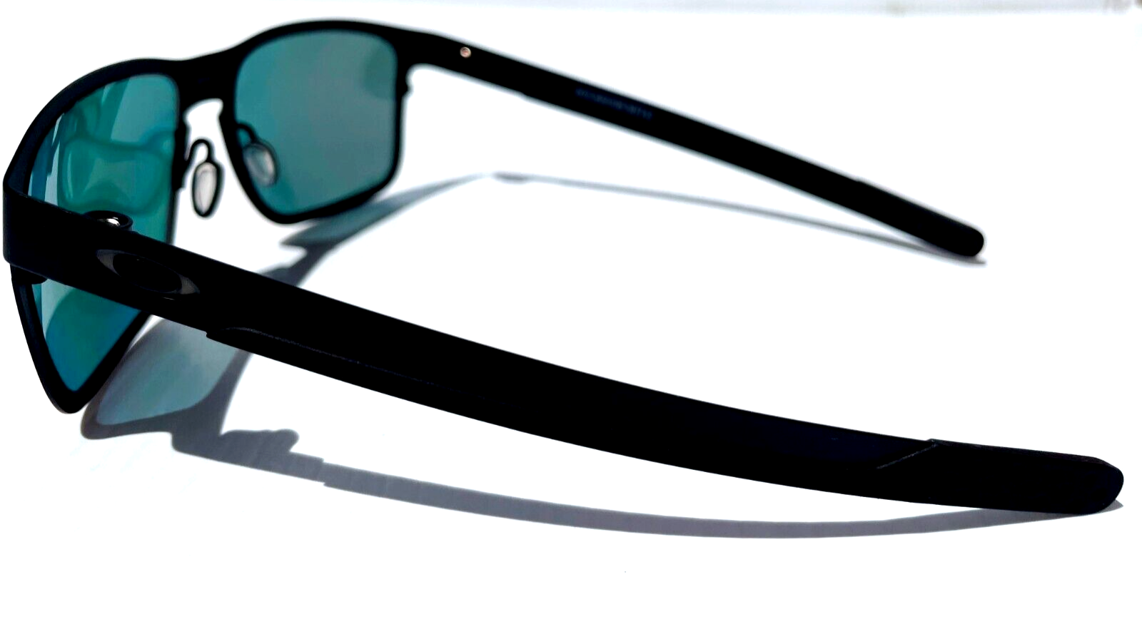 Pre-owned Oakley Holbrook Metal Matte Black Polarized Galaxy Magenta Sunglass 4123 In Purple