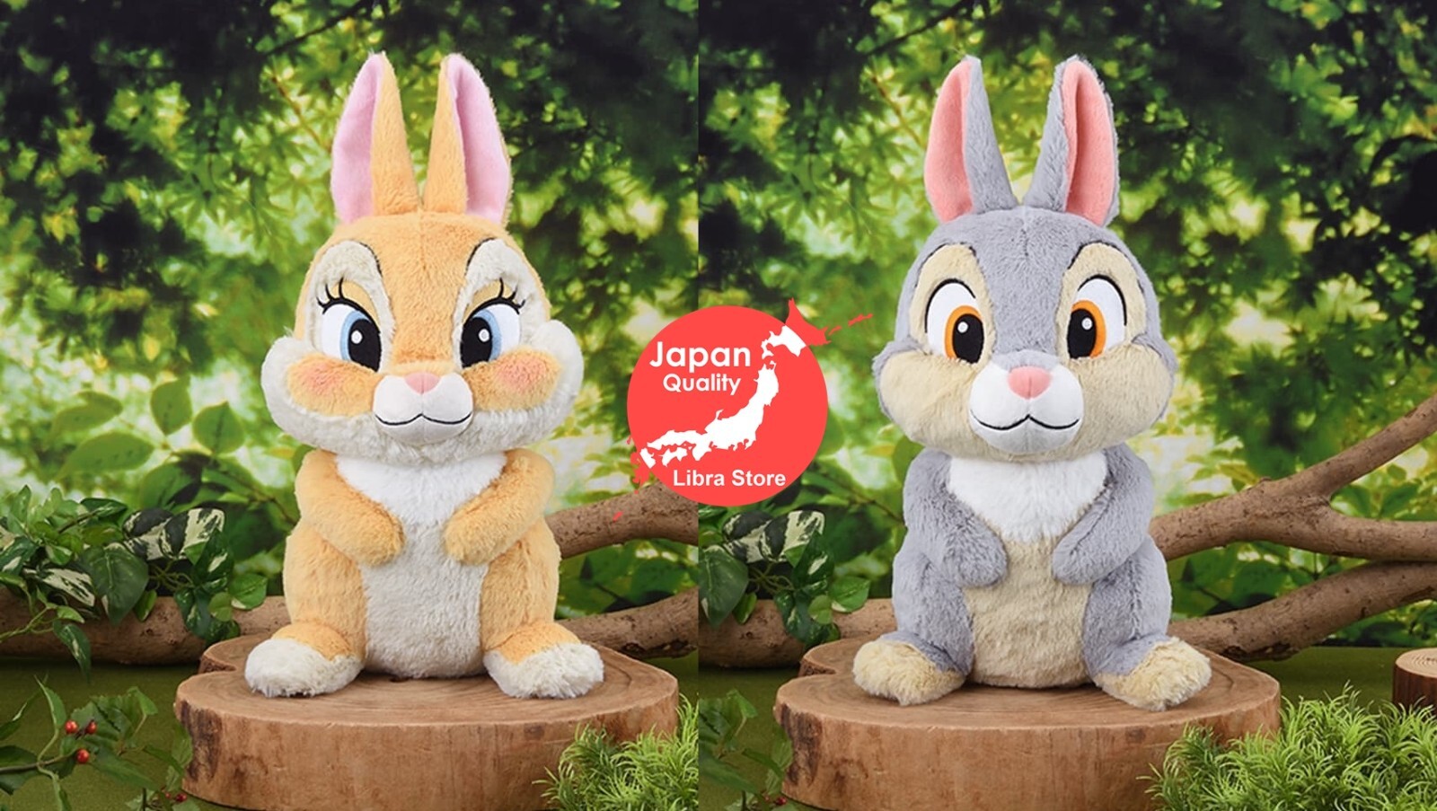 レア!Bambi スペシャル・エディション＜限定生産＞【特典付き】ディズニー RARE Bambi Miss Bunny & Thumper L Plush doll 2024 Set of 2