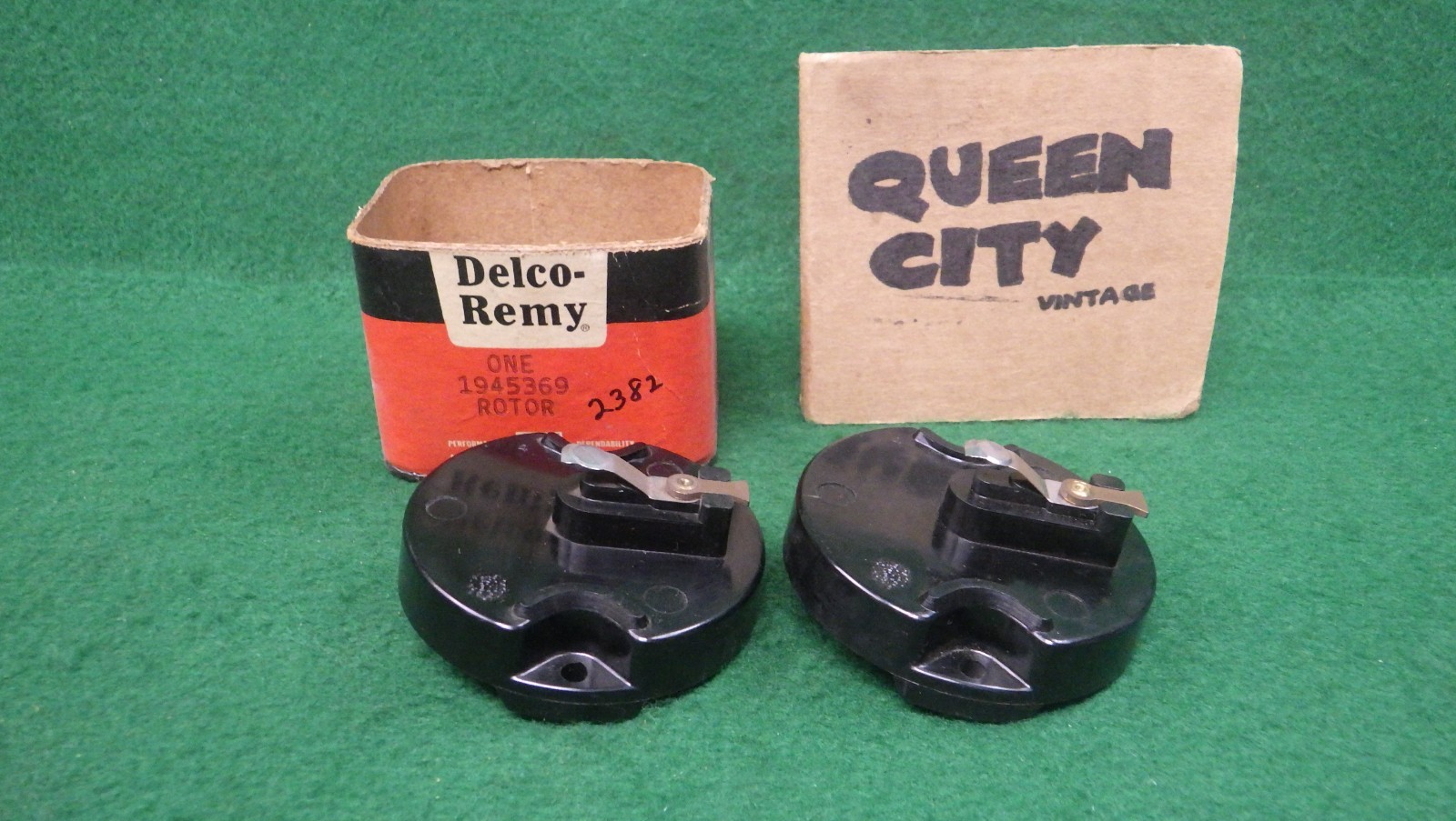Pair of NOS GM/Delco Distributor Rotors 1945369 1960 1961 Chevrolet All