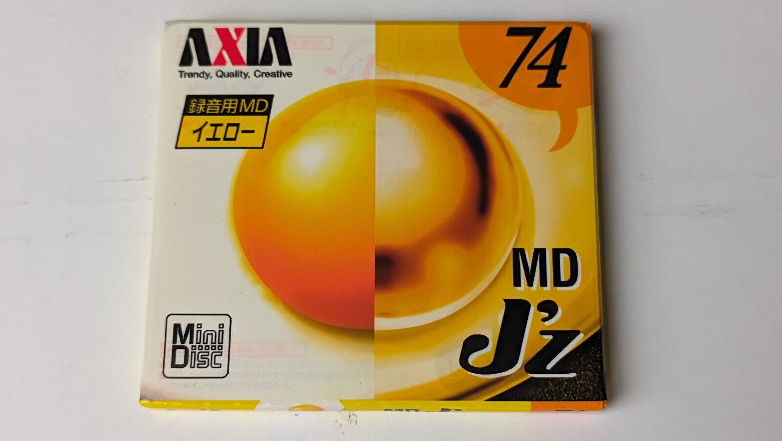 MiniDisc MD Axia Jz 74 Yellow Japan 1psc | eBay MiniDisc MD Axia Jz 74 Yellow Japan 1psc | eBay