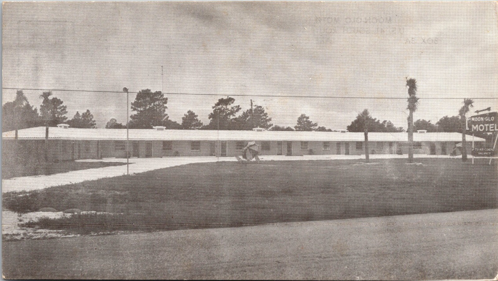 Moon-Glo Motel Lake City Florida Chrome Postcard