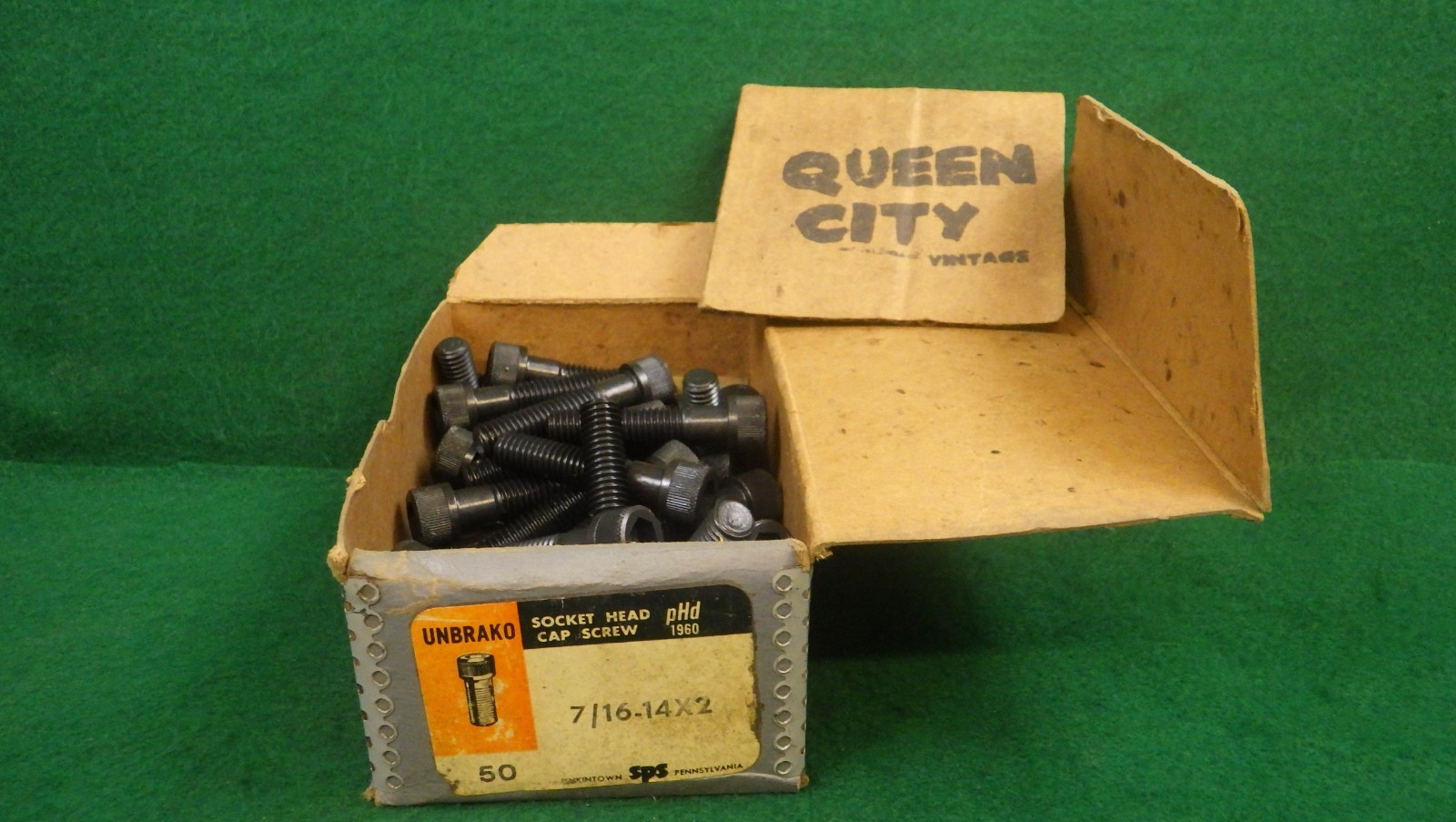 Lot of 10 7/16-14 x 2" Socket Head Cap Screw USA Unbrako
