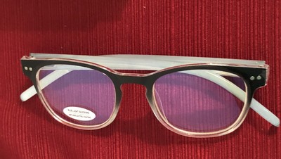 NetApp Blue Light Blocking Computer Glasses, Unisex Eye Strain Relief, with Case