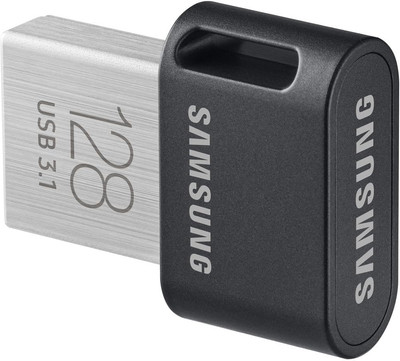 FIT plus 3.1 USB Flash Drive, 128GB, 400Mb/S, Plug in and Stay,...