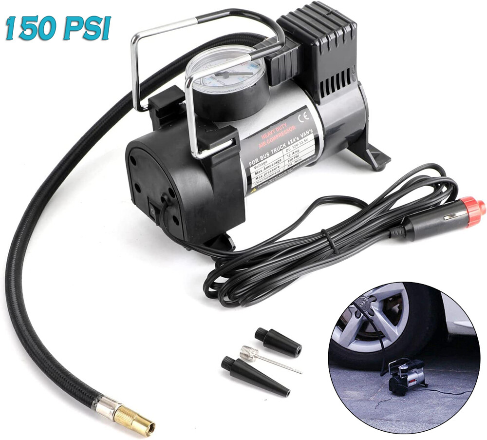Car Tire Inflator Auto Rv Truck Boat