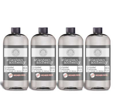 Colloidal Platinum One Gallon 60PPM (4 Bottles)