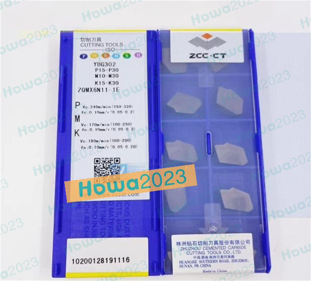 ZCC.CT ZQMX6N11-1E YBC401 Carbide Inserts Grooving Cutting