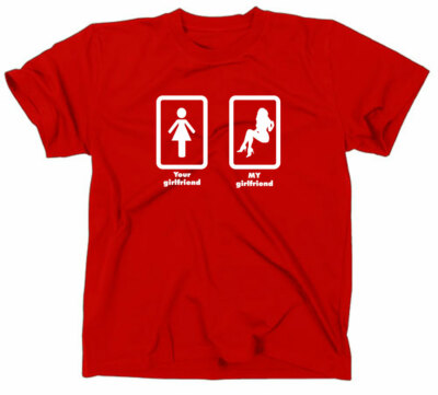 Deine Freundin Meine Freundin Fun T-Shirt Funshirt Your Girlfriend My Lustig