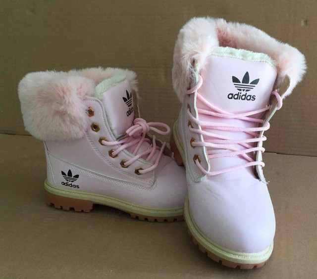 adidas fur trim shoes