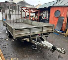 image for Indespension Twin Axle plant trailer, flatbed, 3.5t