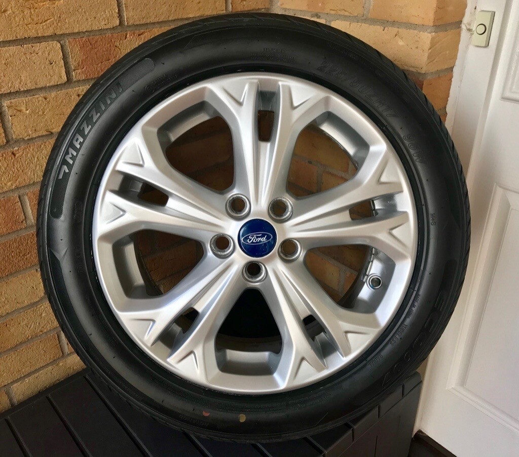 Genuine Ford SMax Galaxy 17" Inch Alloy Wheel Double Spoke Silver PLUS