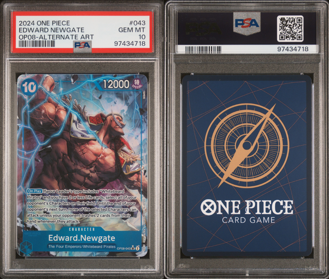 ONE PIECE TWO LEGENDS OP08-043 EDWARD NEWGATE ALTERNATE ART ONE PIECE TWO LEGENDS OP08-043 EDWARD NEWGATE ALTERNATE ART