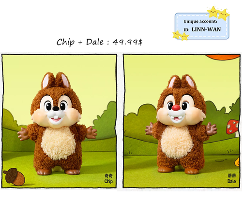 MICKEY FAMILY CUTE TOGETHER KEYCHAIN CONFIRMED FIGURE - CHIP