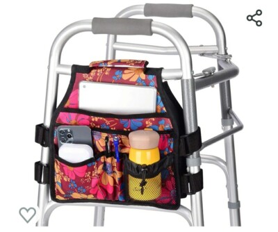 Side Walker Bag Walker Side Access Bag Organizer Pouch Tote With Handle Multifun
