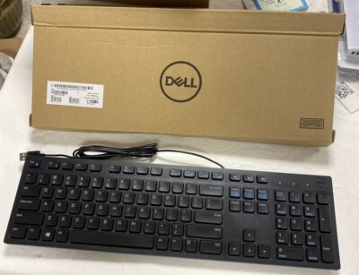 Dell USB Wired Keyboard Model KB216-BK-US -  NEW