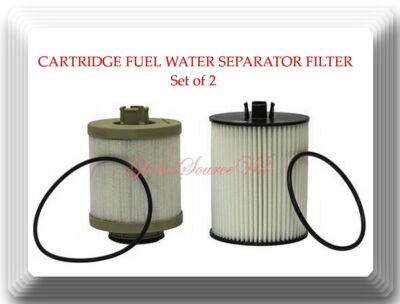 Kit of 2 Fuel Filter FD4617 For Powerstroke  F250 F350 F450 F550  2008-2010 6.4L