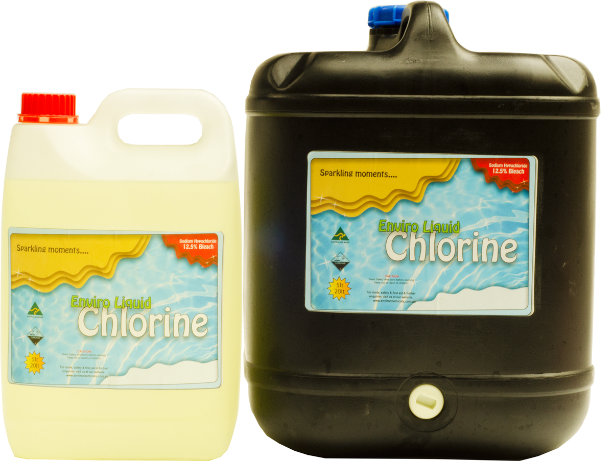 LIQUID CHLORINE SWIMMING POOL REMOVES ALGAE BACTERIA SANITISER 5 OR 20