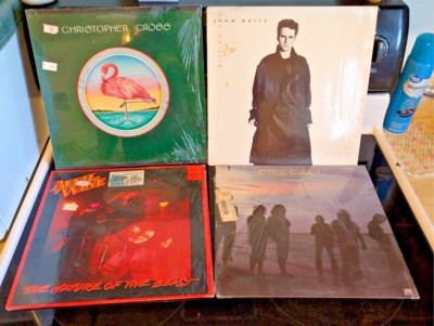 Lot of 4 Vinyl Records April Wine Christopher Cross John Waite Firefall