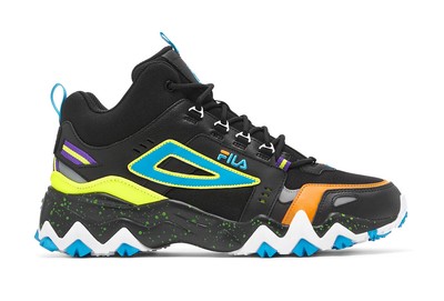 

Мужские Fila Oakmont TR Mid Black/Safety Yellow/Shocking Orange (1JM01276 033)