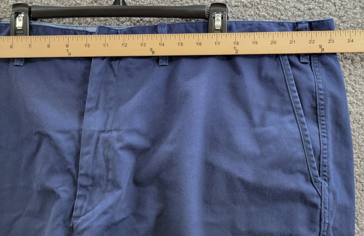 Polo Ralph Lauren Big & Tall Classic-Fit Chino Shorts Men's 46B/46G Navy Button~ - Picture 5 of 18