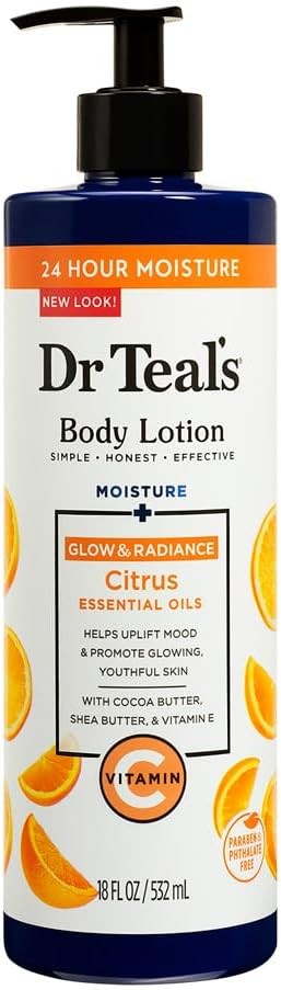 Moisture Glow & Radiant Body Lotion with Vitamin C & Citrus Oil, 18 Fl Oz