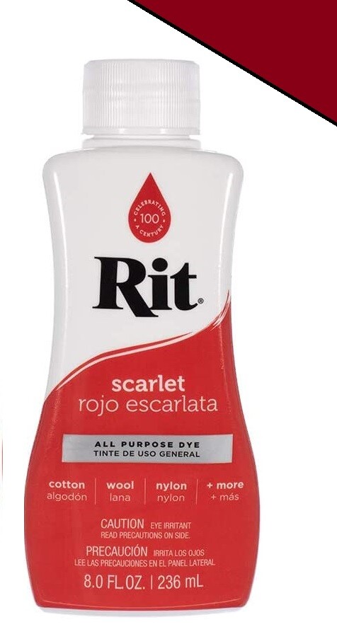 Rit Dye More For Clothes Liquid All Purpose Paint Restore Repair Black, 8 Oz New