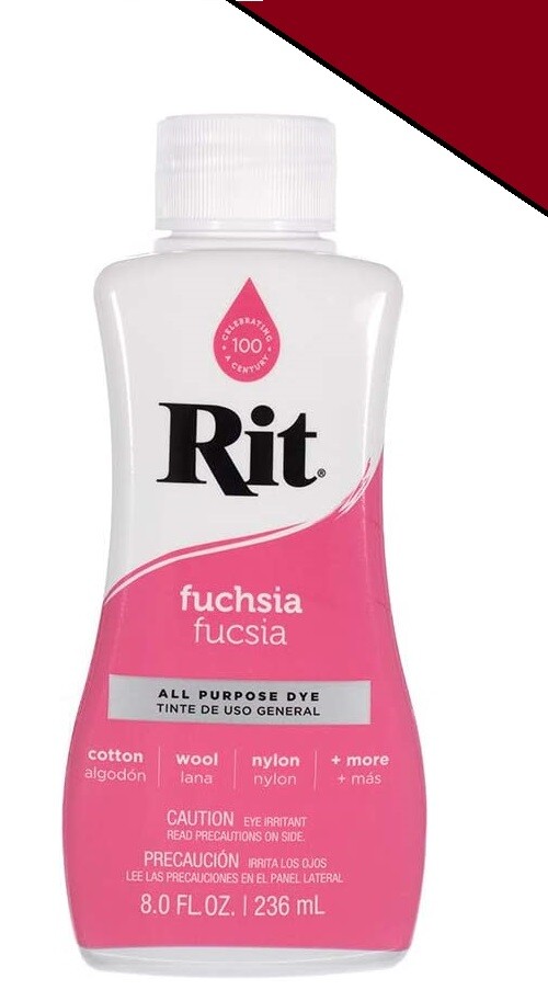 Rit Dye More For Clothes Liquid All Purpose Paint Restore Repair Black, 8 Oz New