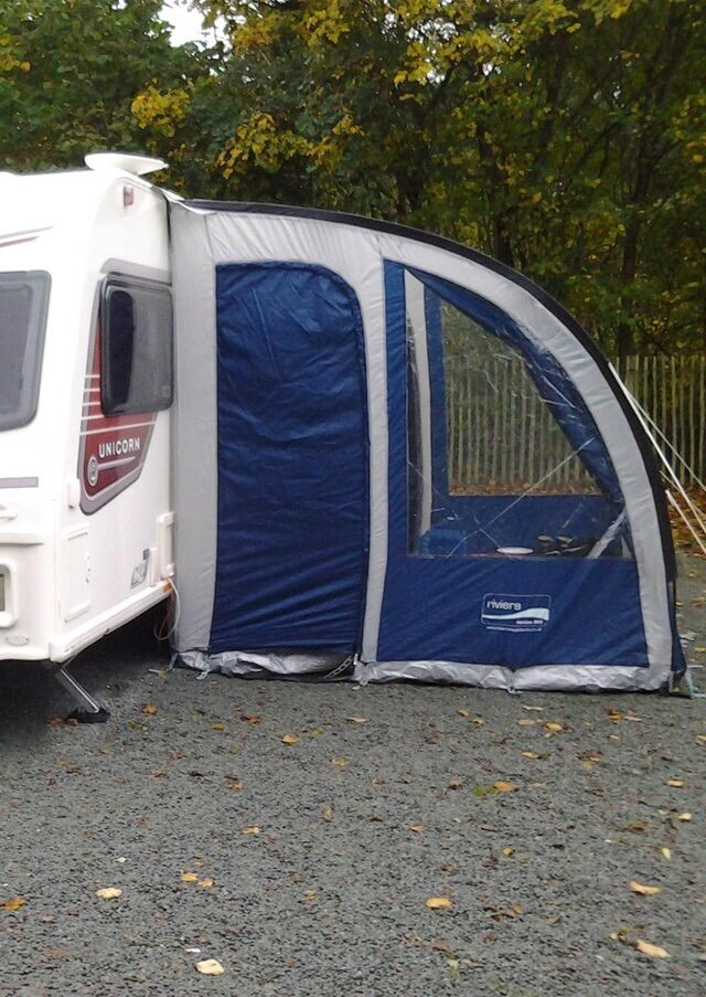 Riviera Horizon 260 caravan porch awning in Durham, County Durham