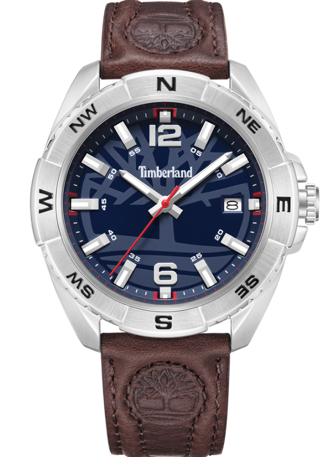 Timberland Millinocket Analog Blue Dial Brown Leather Men’s Watch TDWGB2202102