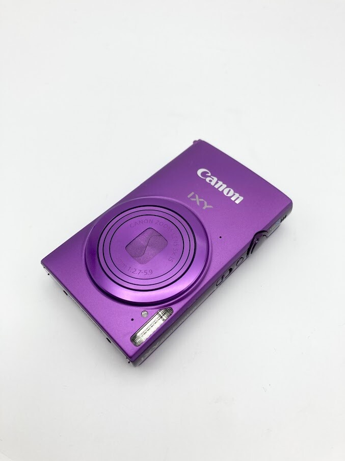 Canon IXY デジカメ 430F パープル　紫 Canon Digital Camera IXY 430F Purple 16 MP optical 5x zoom