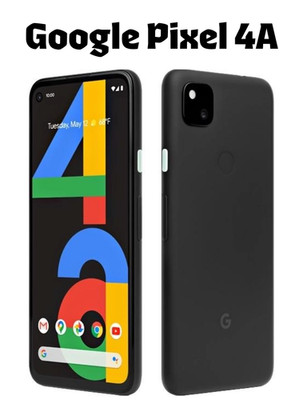 Google Pixel 4a, Black, 128GB, 6GB RAM, Unlocked Android , Pristine Condition