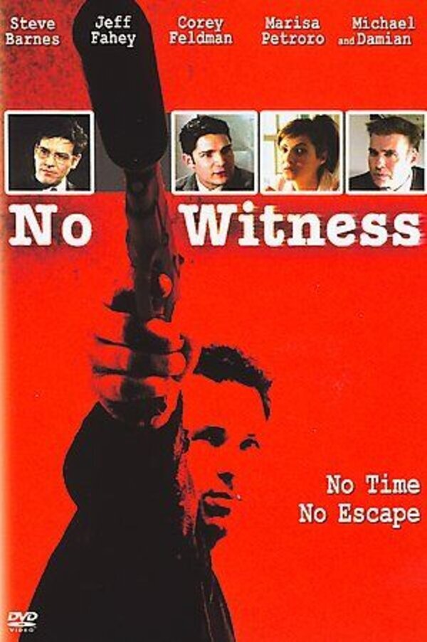 NO WITNESS w Corey Feldman (DVD)- You Can CHOOSE WITH OR WITHOUT A CASE