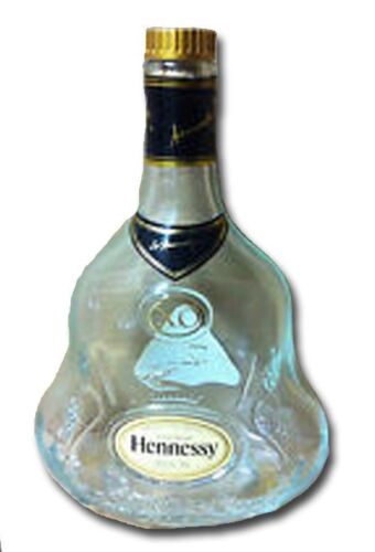 Hennessy Cognac Napoleon Silver Top Library Decanter Glass Hennessy Cognac Napoleon Silver Top Library Decanter Glass