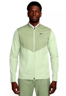 New Nike Tour Essential Golf Jacket Water-Repellent Green DV1663-343 Men s XL
