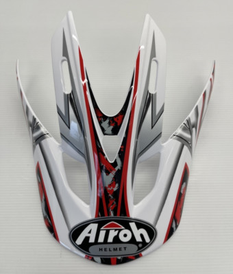 Airoh Helmschild Runner Spartan Rot Ersatz MX Moto Cross Enduro Offroad