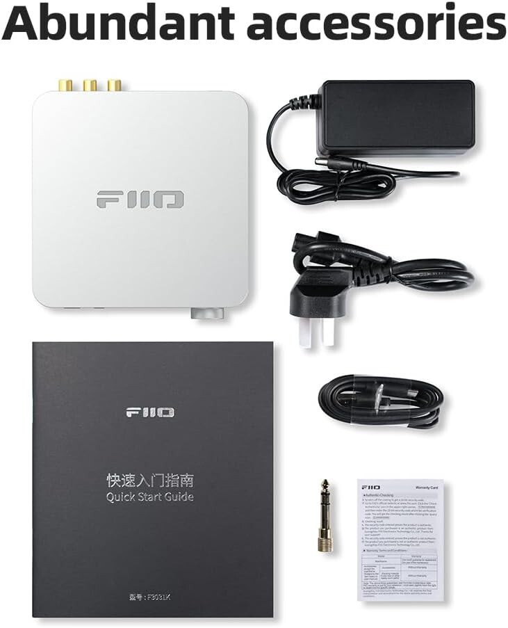 FiiO K11 Desktop Balanced USB DAC & Headphone Amp 1400mW Hi-Res Audio (Black)