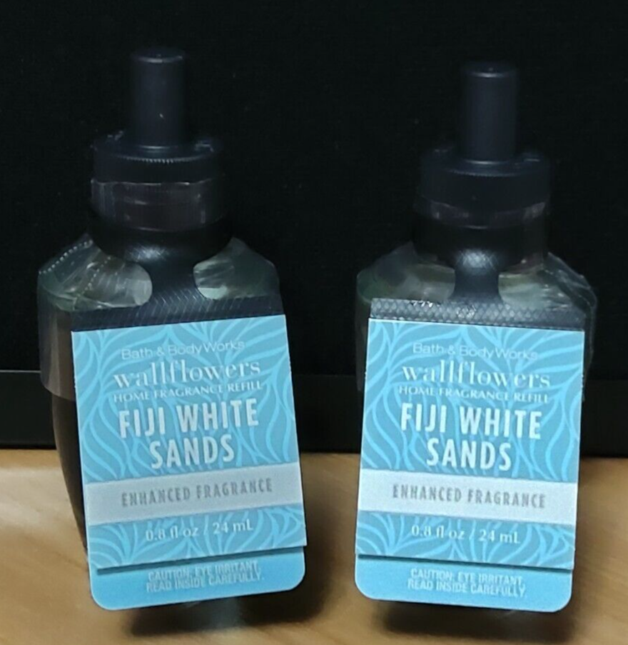 Bath & Body Works White Barn FIJI WHITE SANDS Wallflower Refills (set of 2)