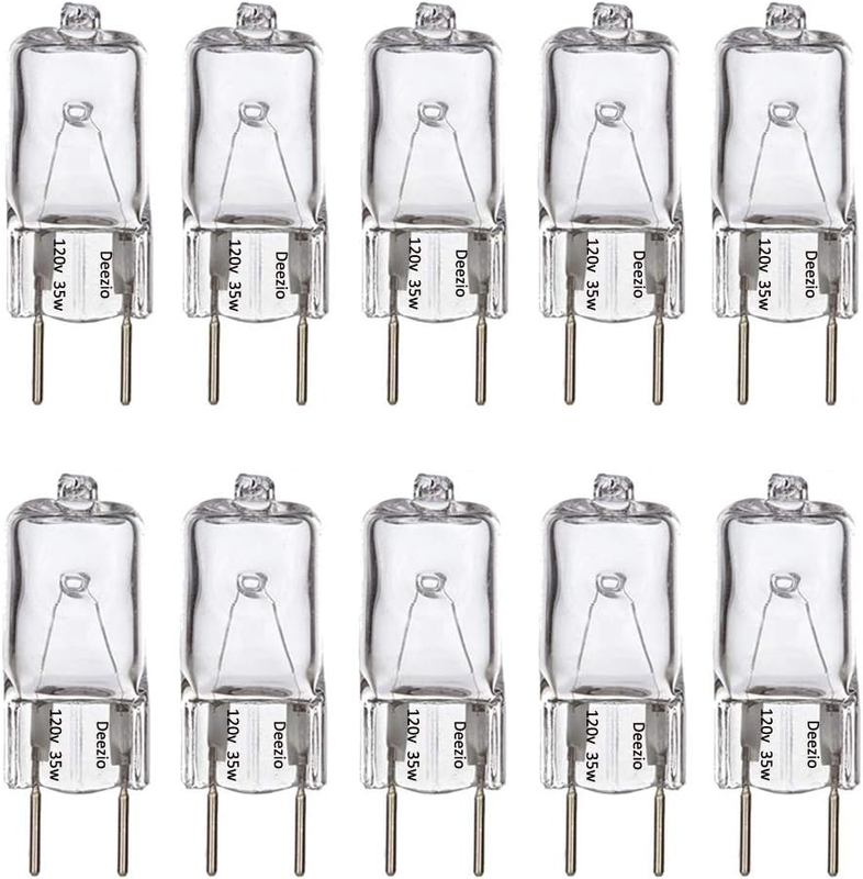 20 Watt 120v T4 Light Bulbs Jcd 10 Pack Brightness