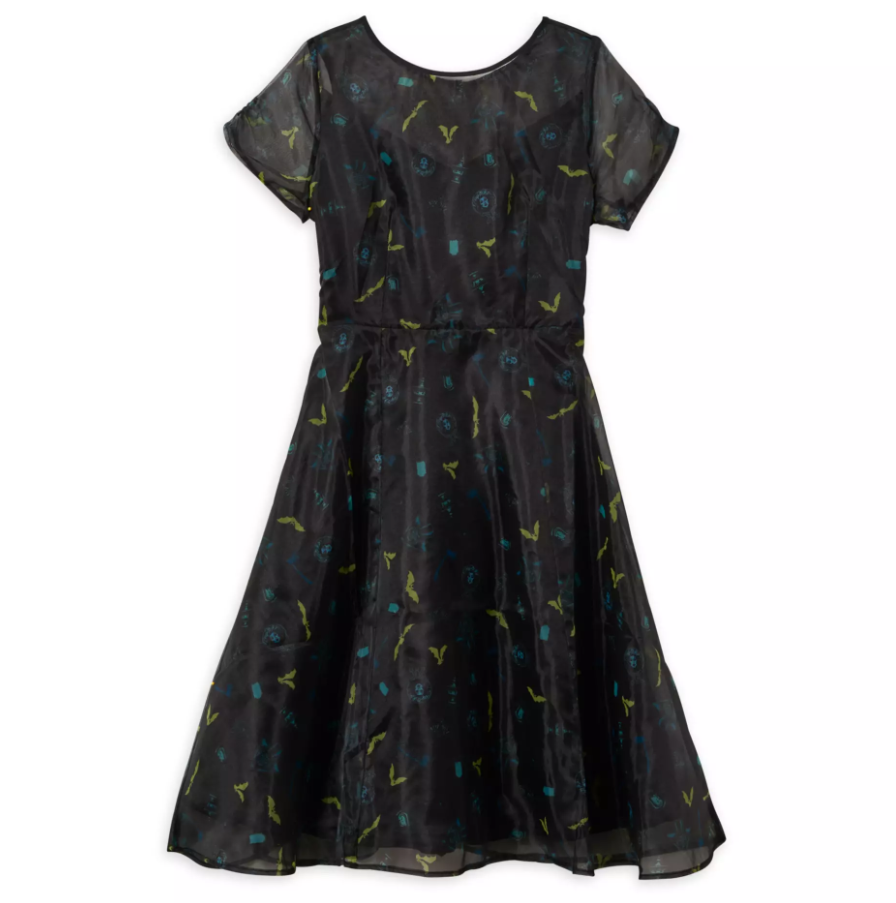 Disney Parks The Haunted Mansion Black Dress for Women Size M New