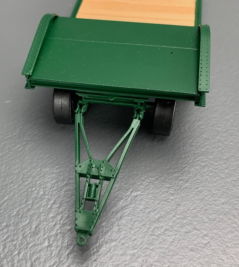 1:48 Scale The Car Works Company, Goose Neck Trailer W/Tow Bar D0617