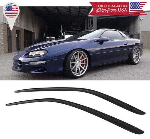 Window Visor Deflector Sun Vent Rain Wind Guard Shade Fit 93-02 Camaro/ Firebird