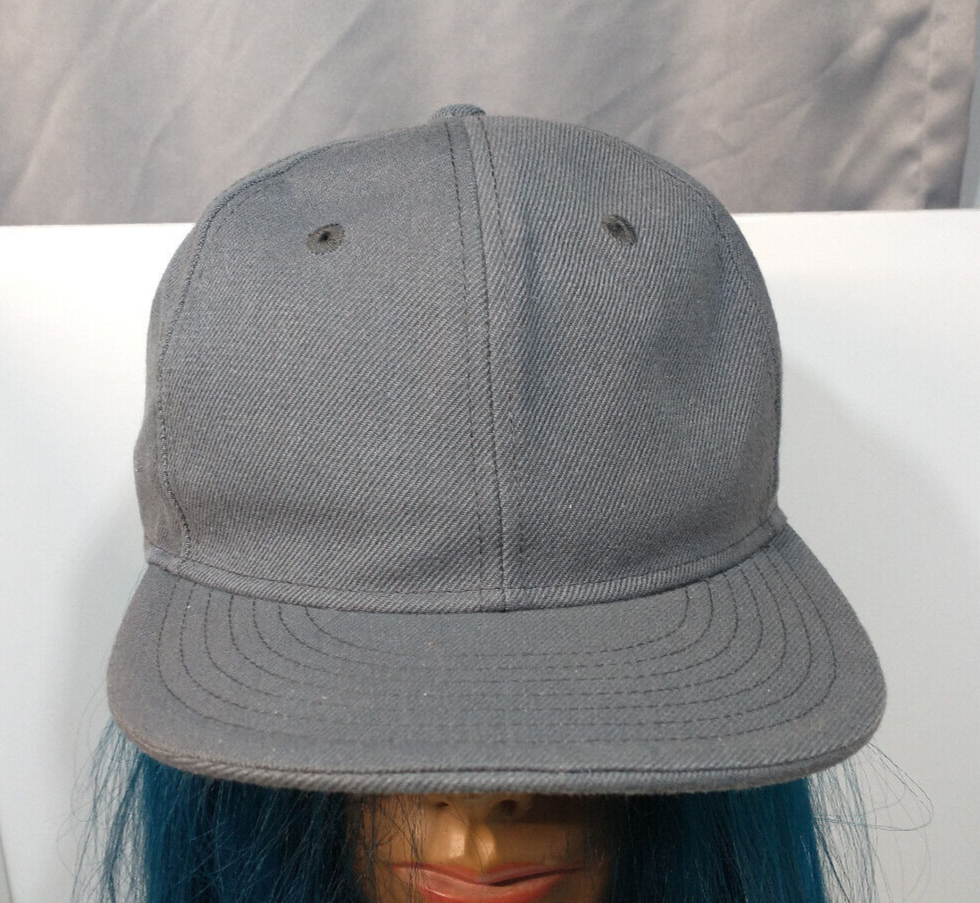 KBETHOS Premium Headwear Gray Fitted Cap Size 7 5/8 Mens Fla
