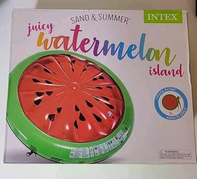 Intex Juicy Watermelon Island Inflatable Float - 72'' x 9'' (56283EP)