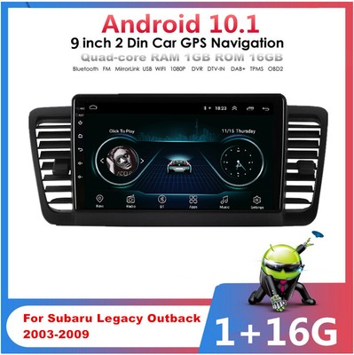 9'' Stereo Radio GPS Nav Head Unit Wifi FM Player For Subaru Legacy Outback 03-09