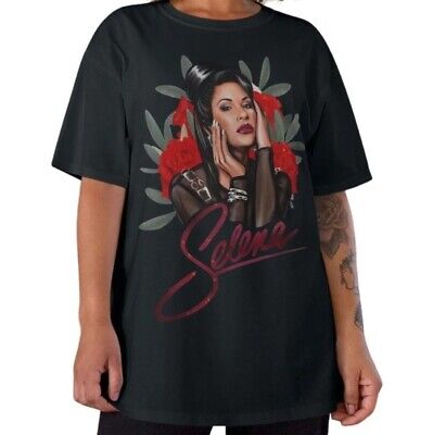 Selena Quintanilla Tshirt Black Cotton Unisex Short Sleeve T-Shirt All Sizes S-2
