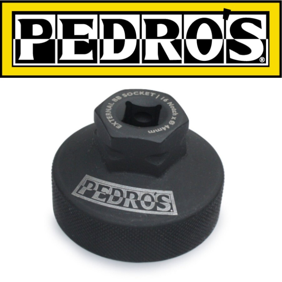 Pedros External Bottom Bracket Tool 16-Notch x44mm  3/8" dri