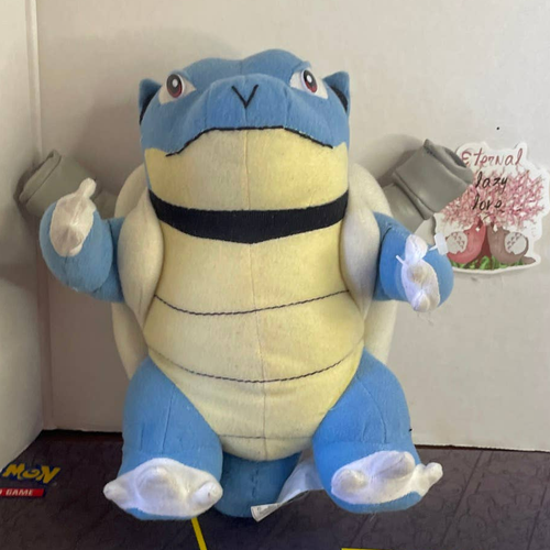 Pokemon TOMY 2017 Blastoise Plush Stuffed Animal Toy Squirtle Evolution Water